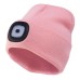 Kappe Mütze mit Stirnlampe Led Licht USB 14 Farben